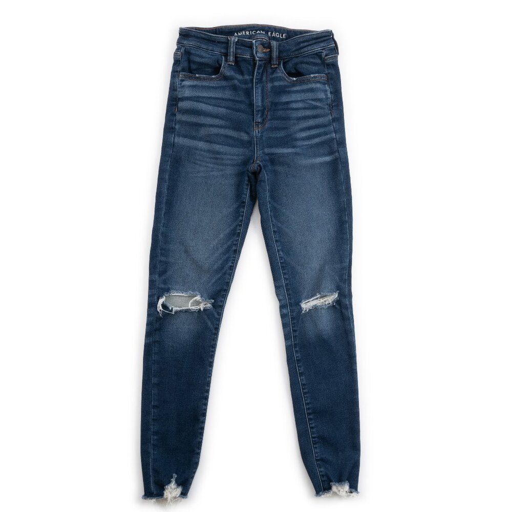 AMERICAN EAGLE Super Hi-Rise Jegging Next Level Stretch jeans size 2 S